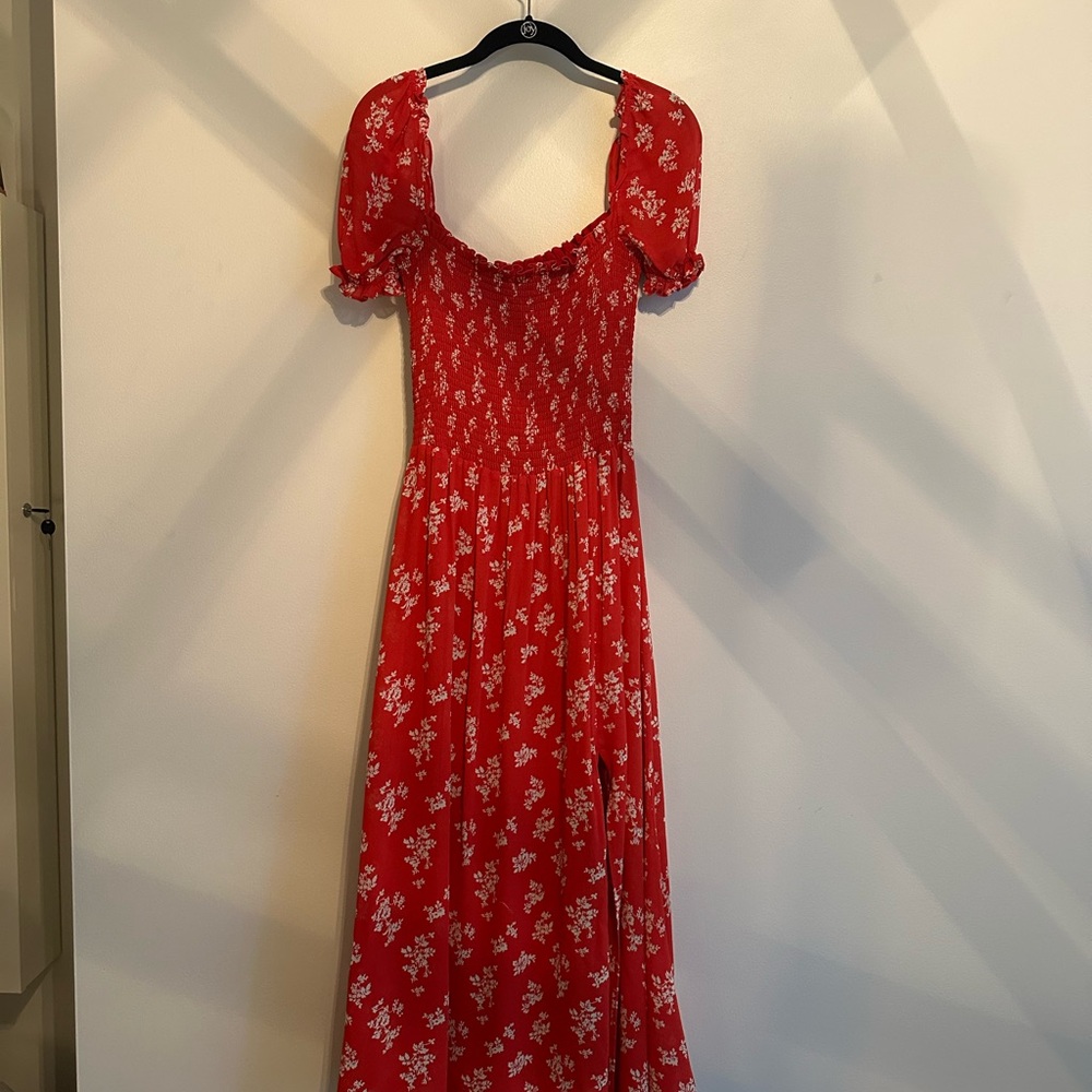 Reformation Floral Midi Dress, Size XL